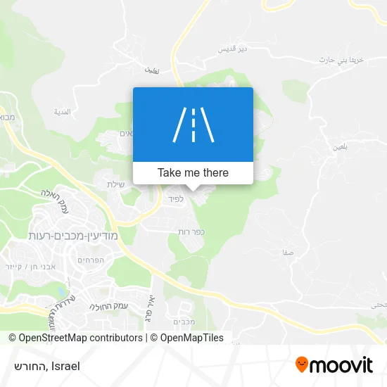 Карта החורש
