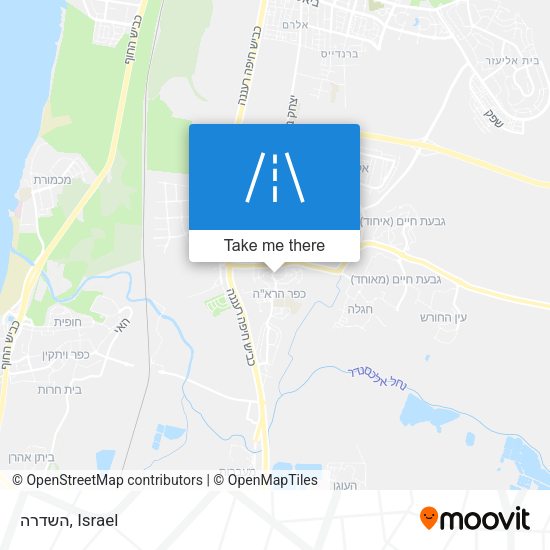השדרה map