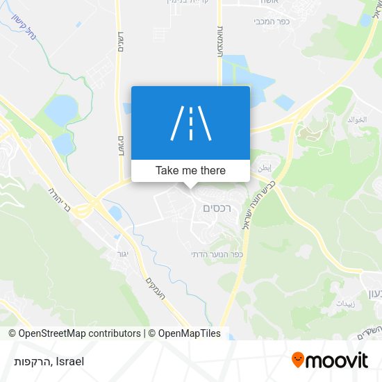 הרקפות map