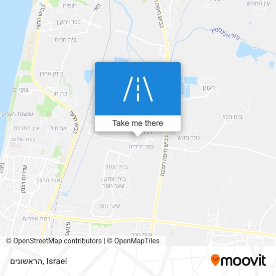 הראשונים map