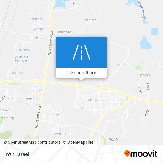 גילה map