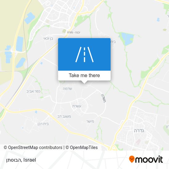 הבוסתן map