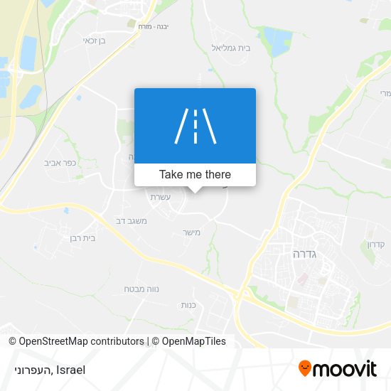 העפרוני map