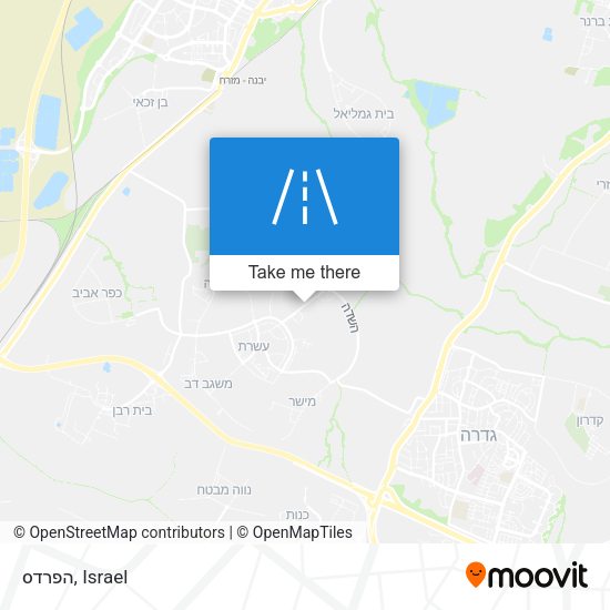 Карта הפרדס