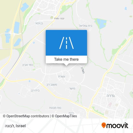 לבונה map
