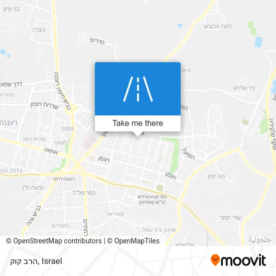 Карта הרב קוק