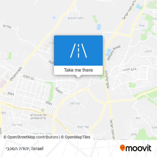 יהודה המכבי map