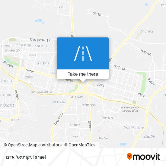 יקותיאל אדם map