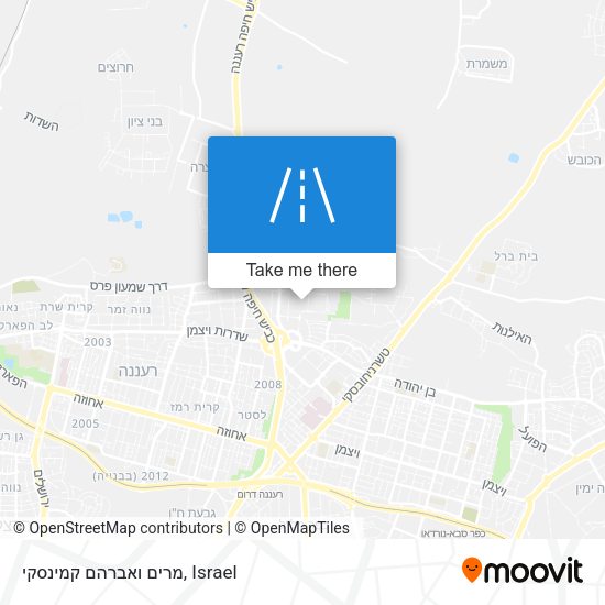 מרים ואברהם קמינסקי map
