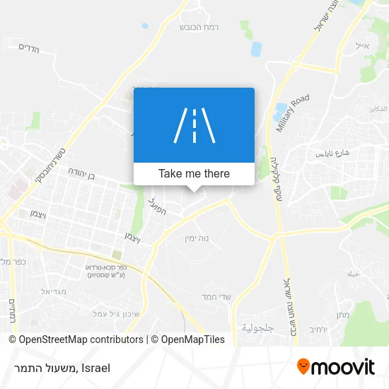 Карта משעול התמר