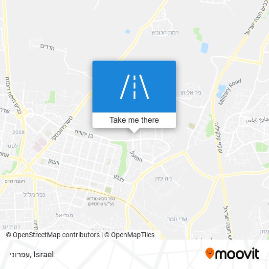 עפרוני map