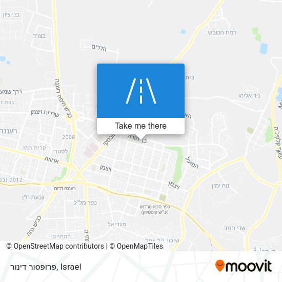 פרופסור דינור map