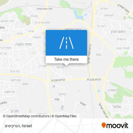 הנרקיסים map