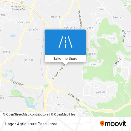 Hagor Agriculture Pass map