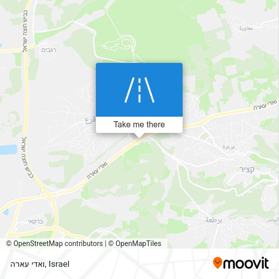 ואדי עארה map