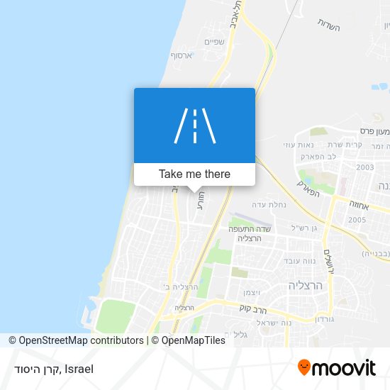 קרן היסוד map