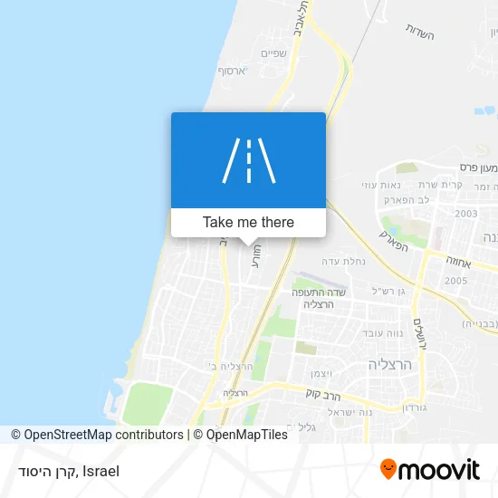 Карта קרן היסוד