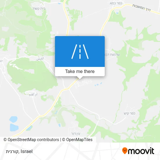 Карта קורנית