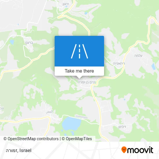 Карта זמורה