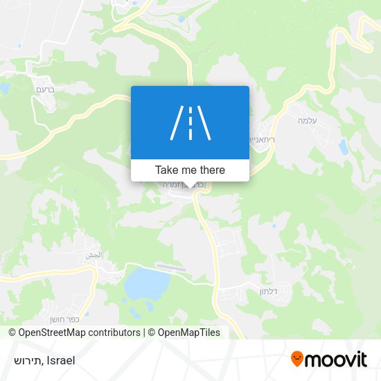 תירוש map