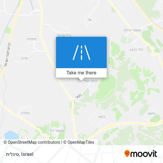 סיגלית map