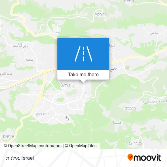 Карта אילנות