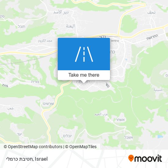 חטיבת כרמלי map