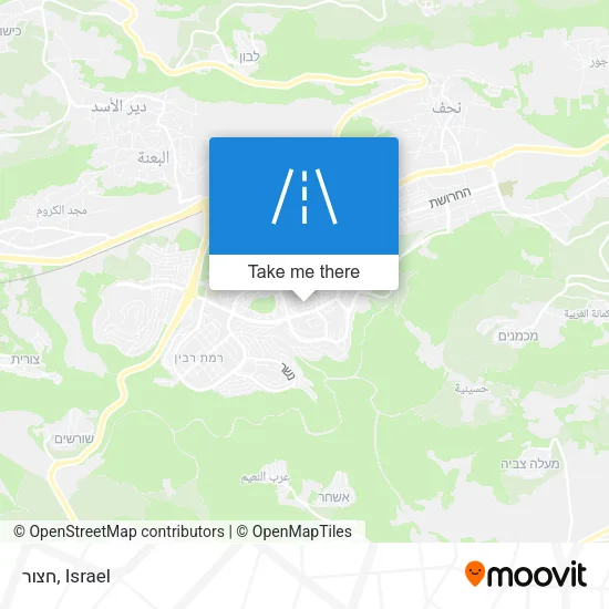 Карта חצור