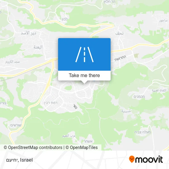 Карта יחיעם