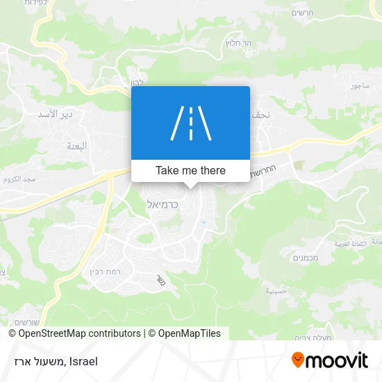 Карта משעול ארז