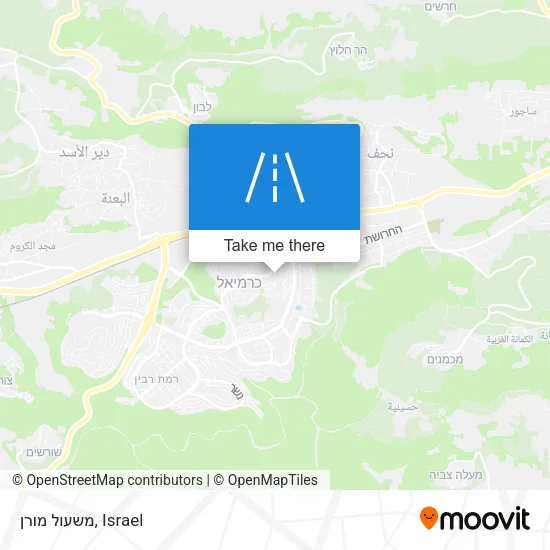 Карта משעול מורן