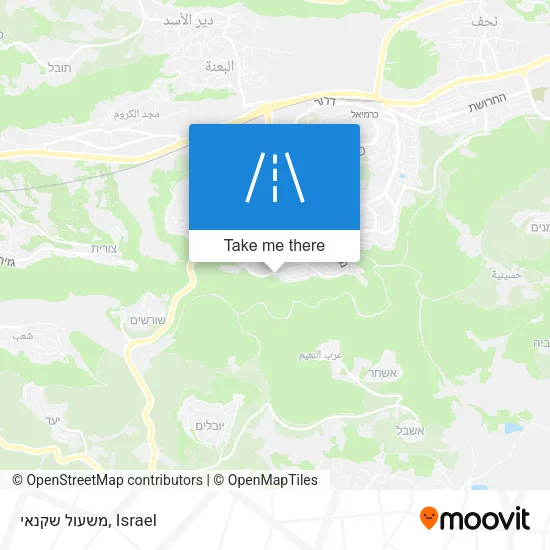 Карта משעול שקנאי