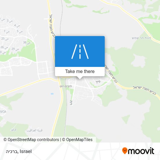 ברכיה map