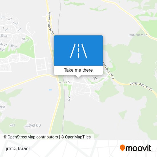 Карта גבתון