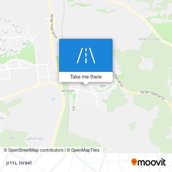גדרון map
