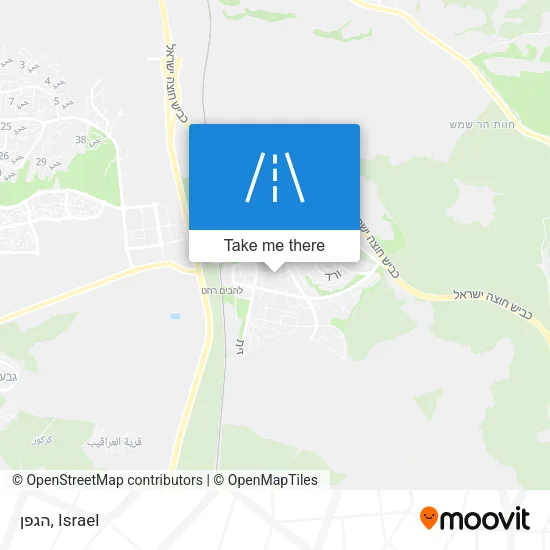 הגפן map