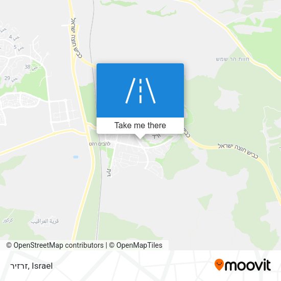 זרזיר map