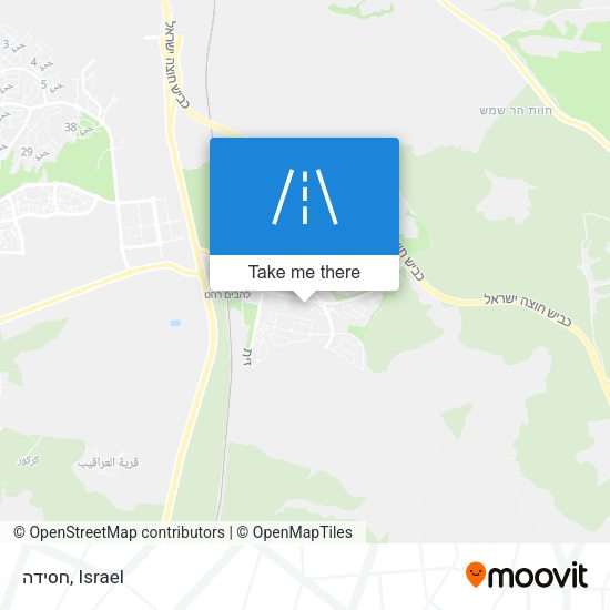 חסידה map