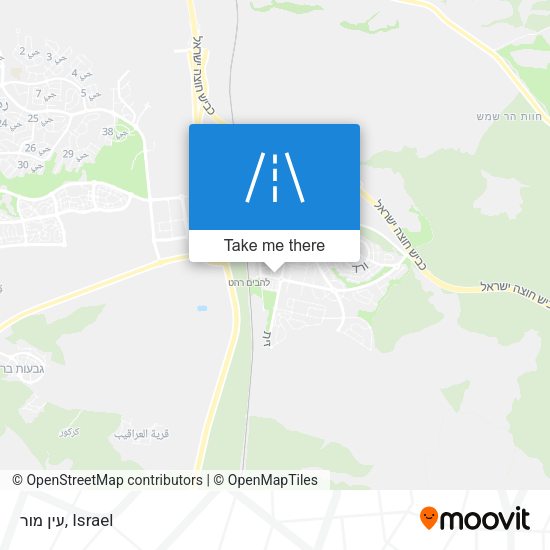 עין מור map