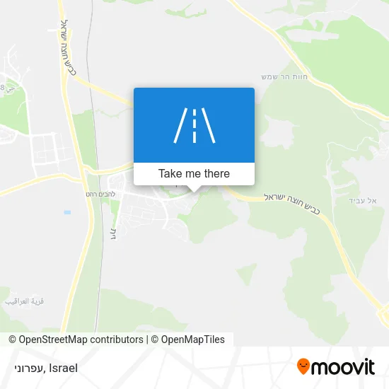Карта עפרוני