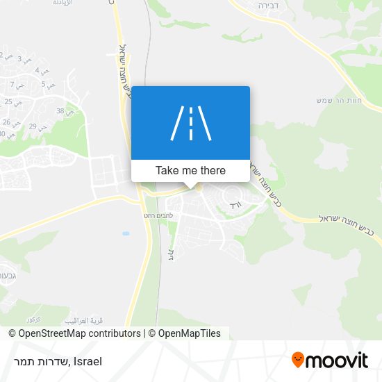 שדרות תמר map