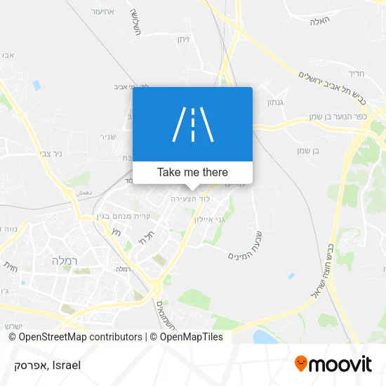 Карта אפרסק