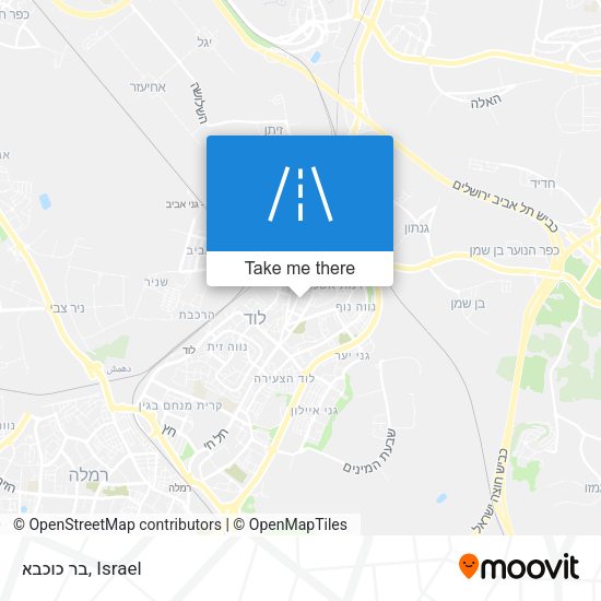 בר כוכבא map