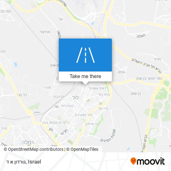 גורדון א ד map