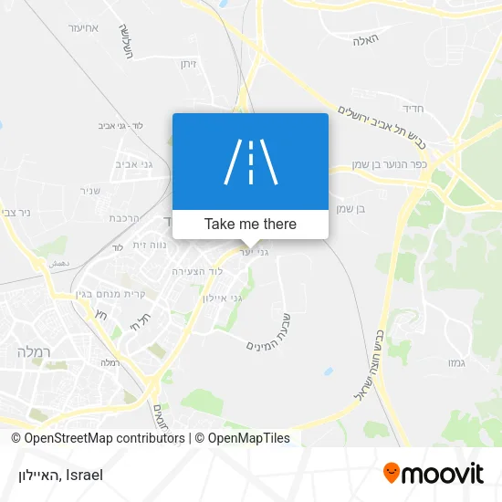 Карта האיילון
