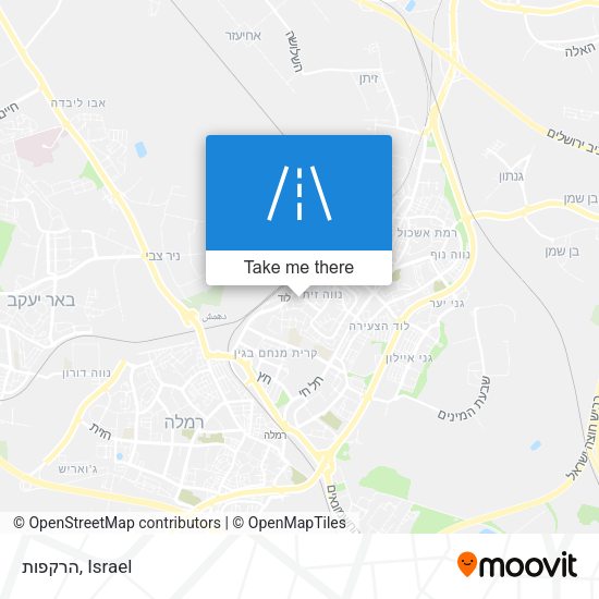 הרקפות map