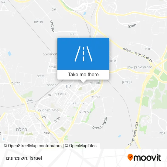 Карта השומרונים