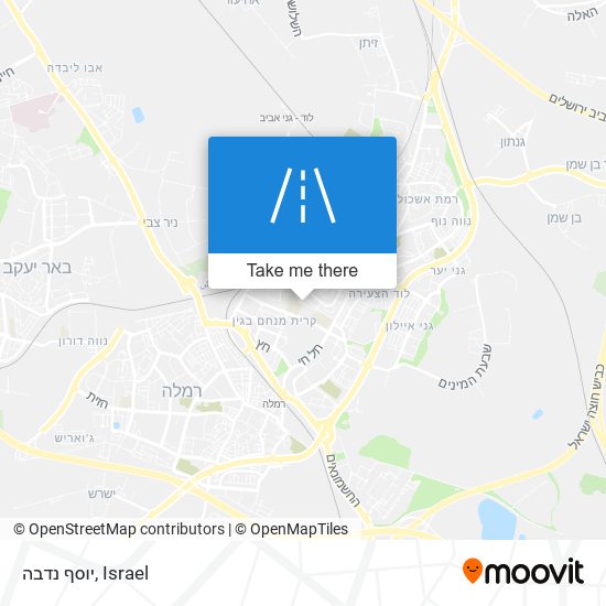 יוסף נדבה map