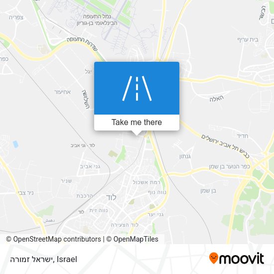 ישראל זמורה map