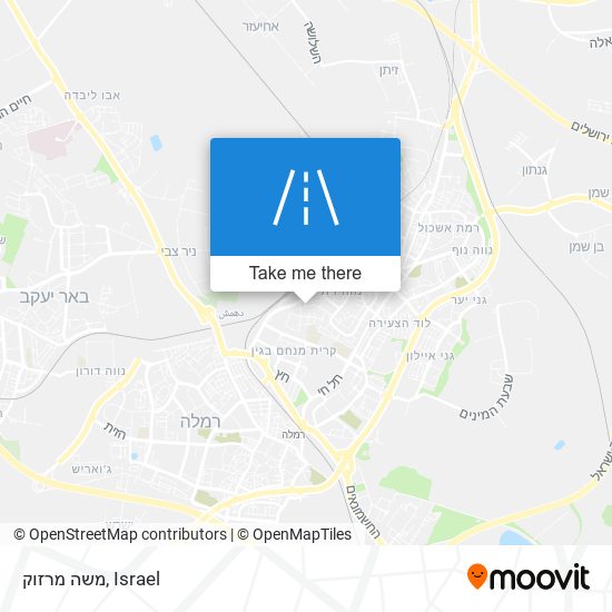 משה מרזוק map